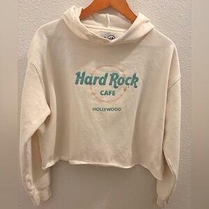 Hard Rock Cafe Women's White Hoodie